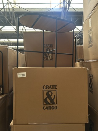 Pallet bijzettafels rotan (13x) Crate & CarGo