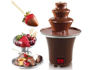 ca.12x Excellent Electrics Chocoladefontein 65w – Bruin/Roze