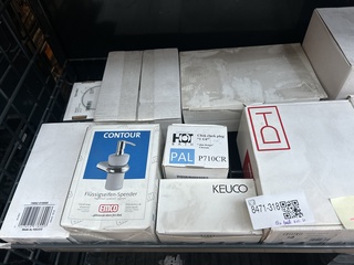 Ca. 12x Badkameraccesoires, W.o. Keuco, Sphinx