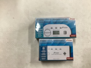 Hitte- en rook- en koolmonoxidemelders en Brandblussers