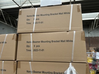 Ca. 72x Beamer Mounting Bracket Wall White Sam Creative