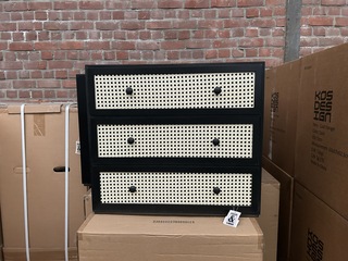 6x Rotan ladekast Crate & CarGo