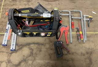 Stanley gereedschapstas met divers handgereedschap