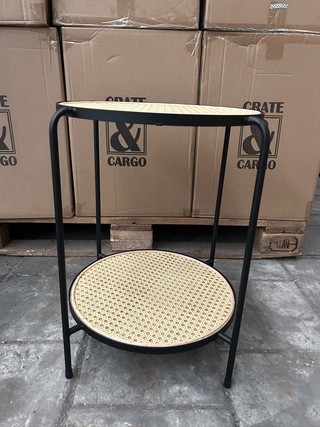 Pallet bijzettafels rotan (18x) Crate & CarGo
