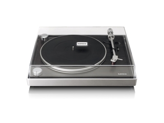 Lenco L 455BK  Platenspeler Zichtbare Riemaandrijving Ortofon 2M RED C