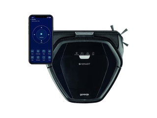 Gorenje RVC 216 BK GSmart Robotstofzuiger met dweilfunctie 2in1  Zwart