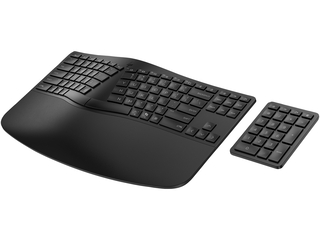 HP 960 DraadloosToetsenbord Ergonomisch Inclusief Numeriek Qwerty Zwar