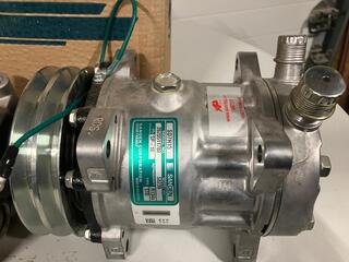 4x Airco compressoren , Que ,Valeo, Sanden, Qp-21-1704, Vc6, S8239 Sd7
