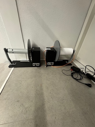 Rewinder/unwinder set Tegra, AD2234-s4 en SS2234-s4, zwart