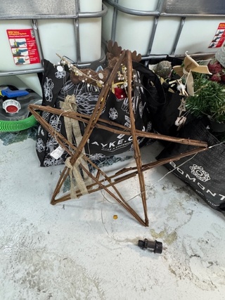 5x tas Kerstdecoratie