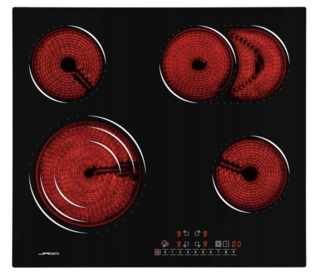 Keramische kookplaat met 4 zones JAGO