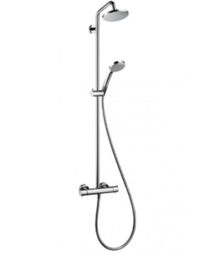 Douchesysteem met thermostaatkraan Hansgrohe, Croma 100 Showerpipe