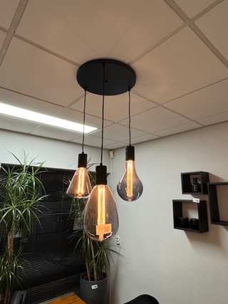 Hanglamp Calex, zwart