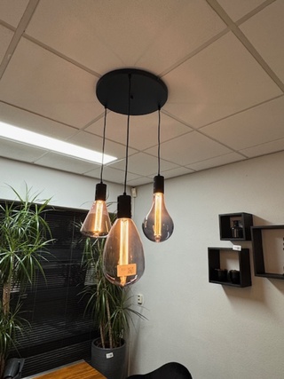 Hanglamp Calex, zwart