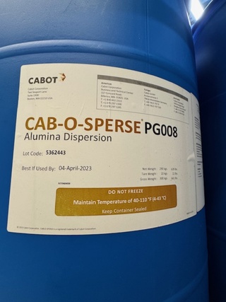 4x vat Bindmiddel / dispersie Cab-O-Sperse, PG008