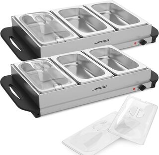 3x Buffetwarmer (2x 3×2.5L, 1x 2×2.5+2x1L) JAGO