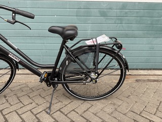 Dames stadsfiets 50 cm 3 versnellingen, Pointer, Vylora, Mat Zwart
