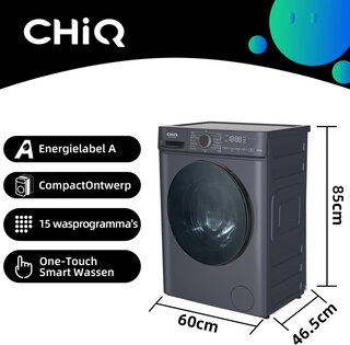Wasmachine 7 kg AI Smart energieklasse A CHiQ, CW07123863AX