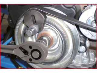 KS Tools Speciaal Gereedschapsset voor elastische riemen en V-snaarrie