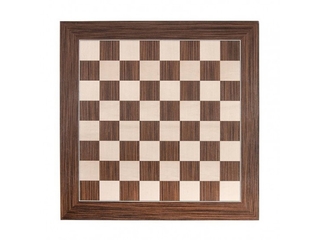 Longfield Schaakbord Walnoot/ Esdoorn ingelegd 50×50 cm