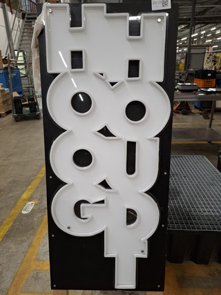 Lichtreclame ‘Hooghoudt’