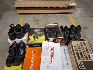 Partij diverse werkschoenen