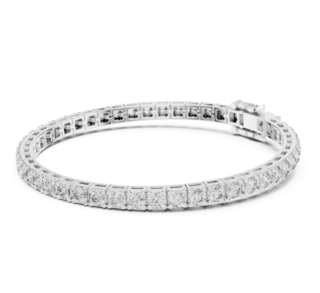 Tennis armband met 5.37ct diamant