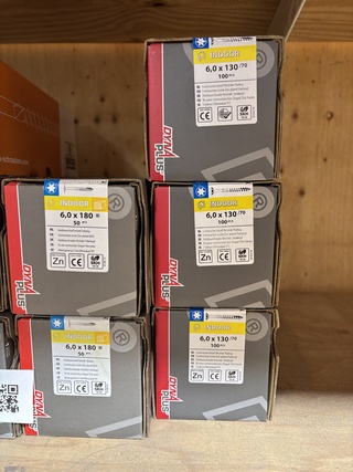 Partij divers ijzerwaar DryFast en Heco