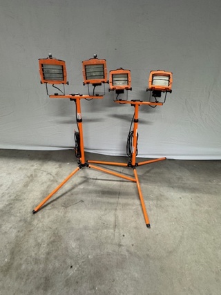 2x set Bouwlampen, Oranje