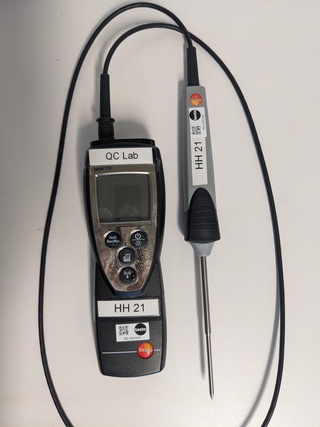 3x Laboratorium thermometers, Testo, Ito
