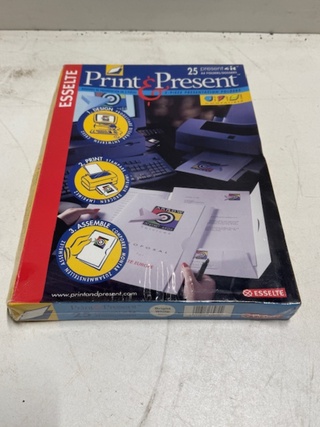 Ca. 29x Doos met presentatiefolders Esselte, Print & Present