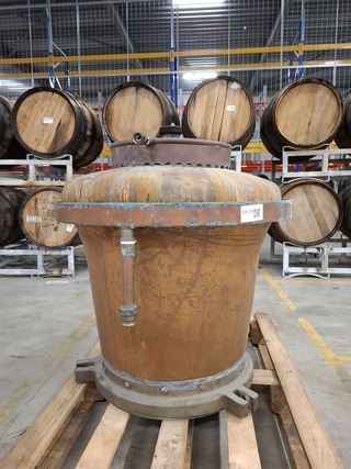Helm van distilleerketel
