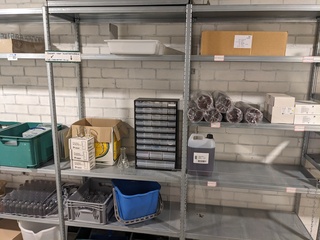 Inhoud stelling bierbrouw toebehoren