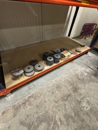 Partij schuurpads en slijpschijven