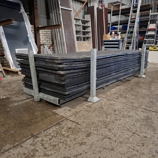 Ca. 20x Kunststof rijplaat