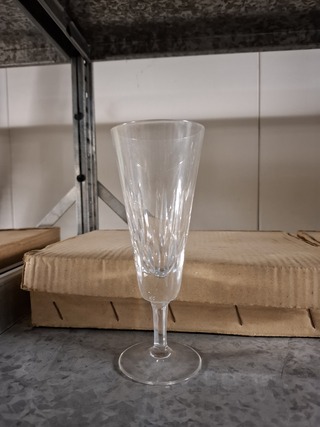Partij glas en kristal glaswerk