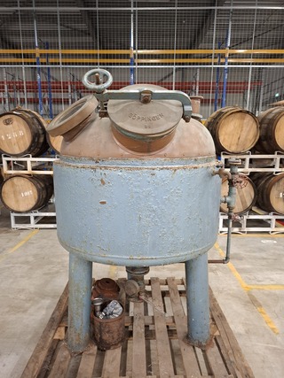 Antieke distilleerketel Jacob Carl Göppingen