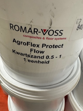 Ca. 17x Emmer kwartszand Romar Voss, AgroFlex protect
