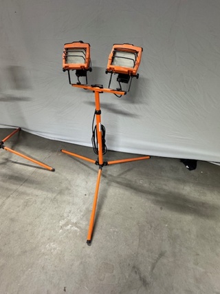 2x set Bouwlampen, Oranje