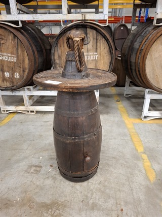 Nostalgische visserij boei met inspectieluik