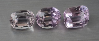 3x Natuurlijke Kunziite | Totaal 20.50ct, Roze