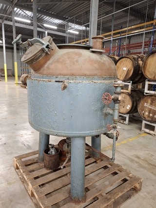 Antieke distilleerketel Jacob Carl Göppingen