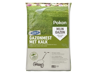Pokon Gazonmest kalk 3IN1 250M2