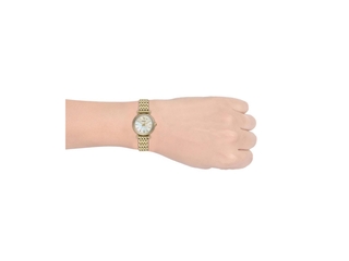 Fossil Carlie Mini ES4735 Dameshorloge 28mm  Goudkleurig