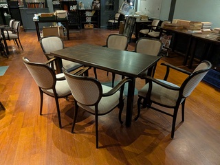 Kroegtafel met 6x stoel