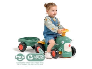 Falk Maurice Looptractor Set Groen/Geel