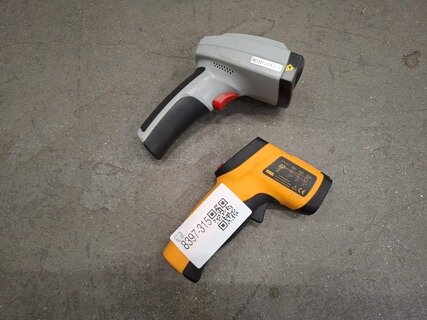 2x Infrarood thermometer, O.a. Voltcraft IRF380-200