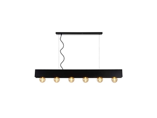 Lucide Pendant Light  Steel 360 W  Black