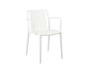 Mica Decorations Paloma Tuinstoel Polypropyleen  Wit