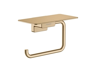Hansgrohe AddStoris Closetrolhouder met planchet Brushed Bronze